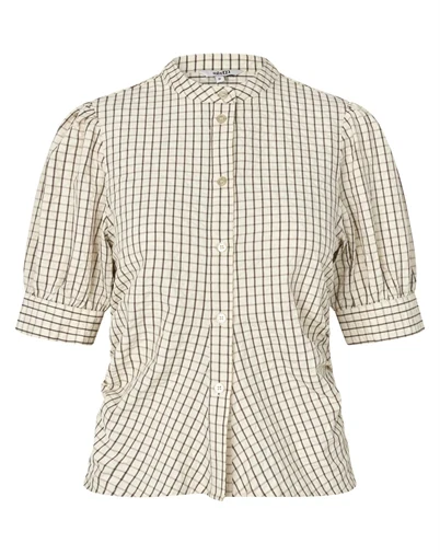 Mbym - Felia-M Bluse - Sugar Kiwi Check 